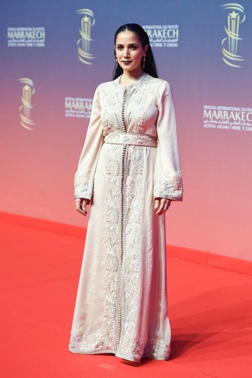 Nadia Kounda at The Order Premiere Marrakech Film Festival, November 2024