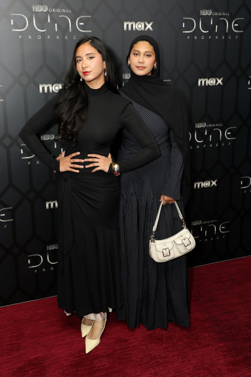 Nanzeeba and Nabiha Ahmad at After-Party of HBO's Dune Prophecy Premiere, NYC, October 2024