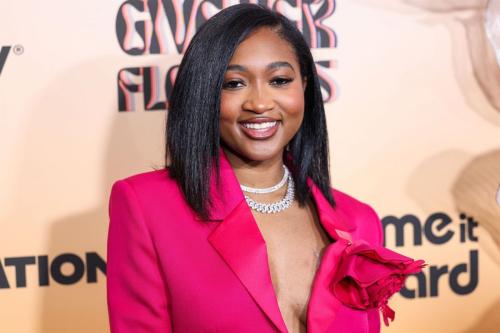 Nija Charles at Give Her FlowHERS Awards Gala Los Angeles, November 2024