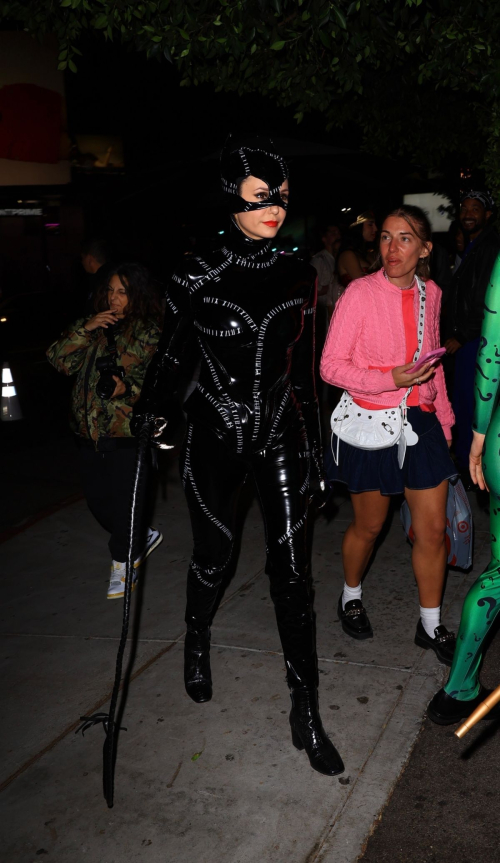 Nina Dobrev and Shaun White as Batman’s Nemesis at Kendall’s Party, Oct 2024 1