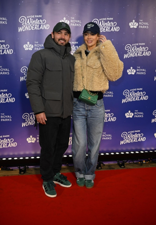 Olivia Attwood at Hyde Park Winter Wonderland Preview in London, November 2024