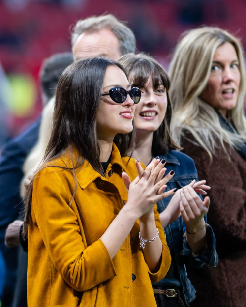 Olivia Rodrigo at Manchester United vs Chelsea Match, November 2024