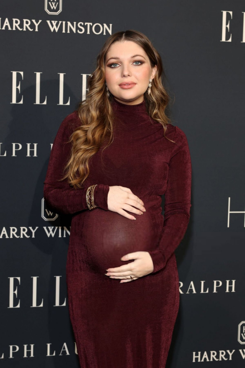 Pregnant Sammi Hanratty at Elle Women in Hollywood Gala, November 2024