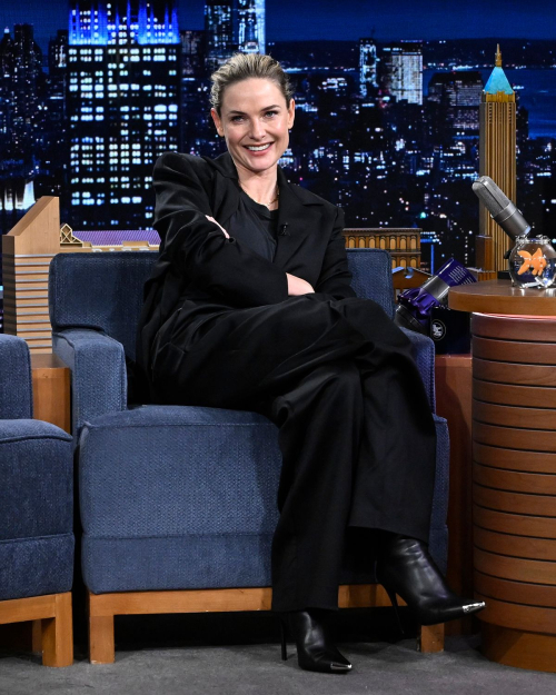 Rebecca Ferguson at Tonight Show Starring Jimmy Fallon, November 2024 3