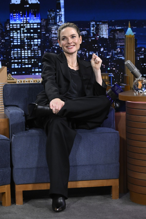 Rebecca Ferguson at Tonight Show Starring Jimmy Fallon, November 2024 4