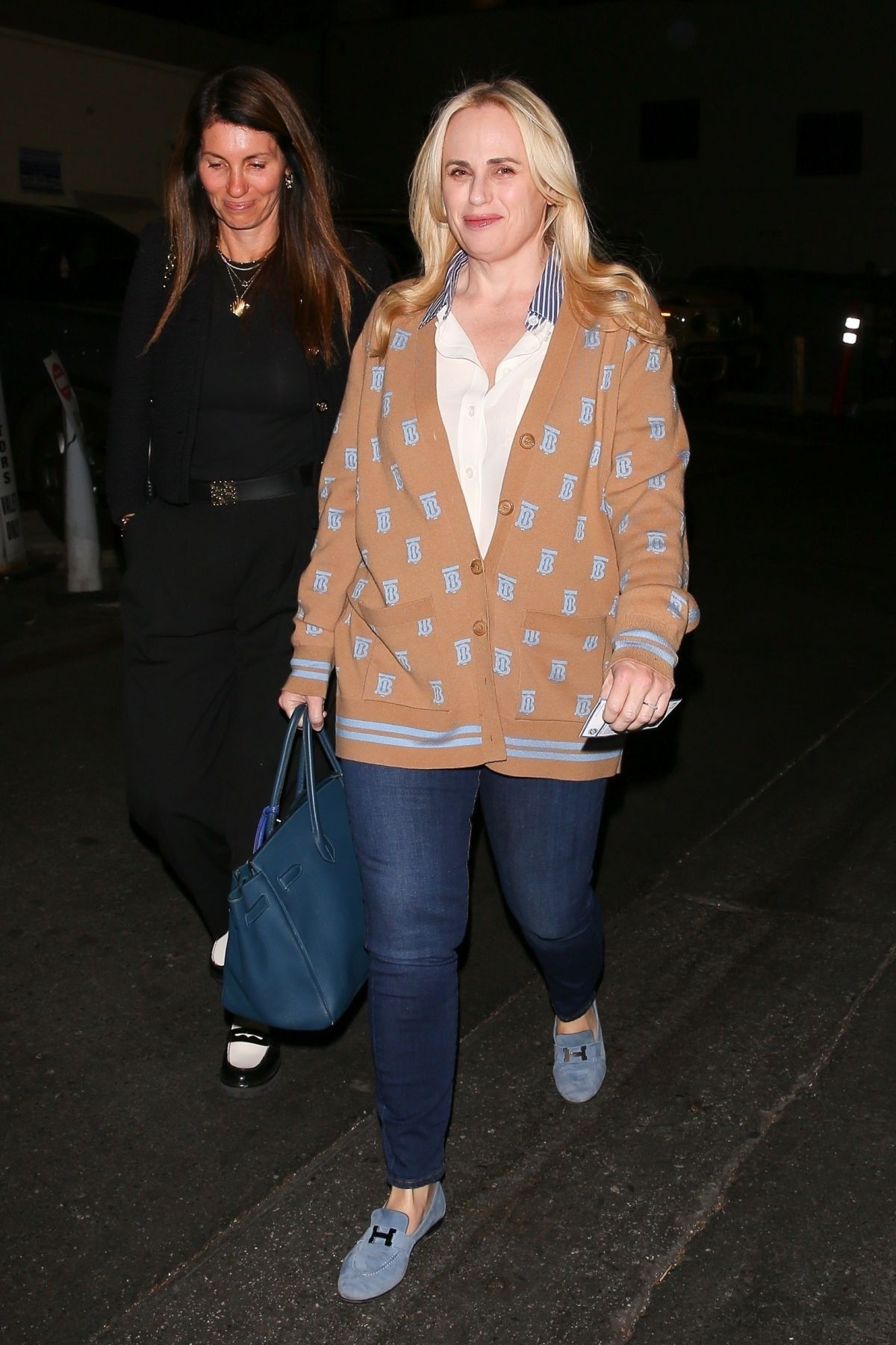 Rebel Wilson and Gina Matthews at Funke Restaurant, November 2024