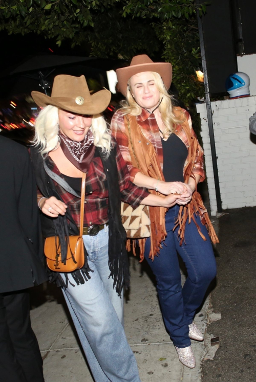 Rebel Wilson and Ramona Agruma at Kendall Jenner’s Halloween Bash, Oct 2024