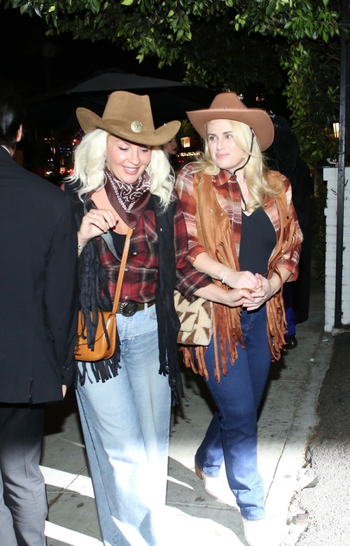 Rebel Wilson and Ramona Agruma at Kendall Jenner’s Halloween Bash, Oct 2024 2