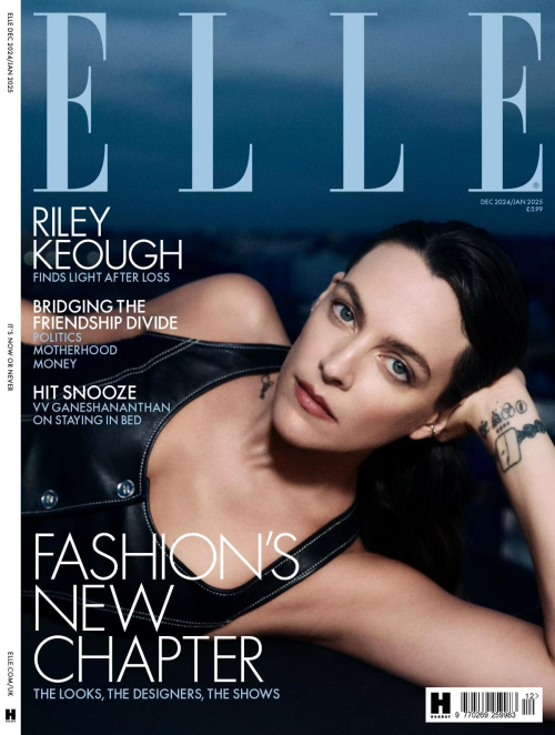 Riley Keough in Elle UK, December 2024