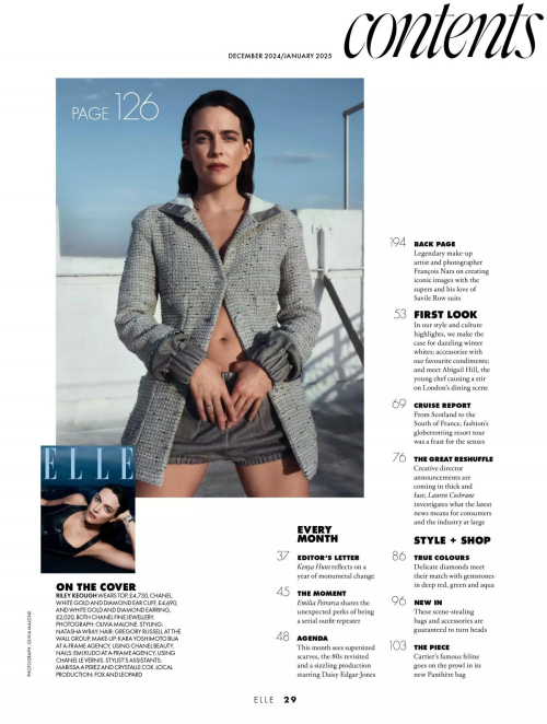 Riley Keough in Elle UK, December 2024 11