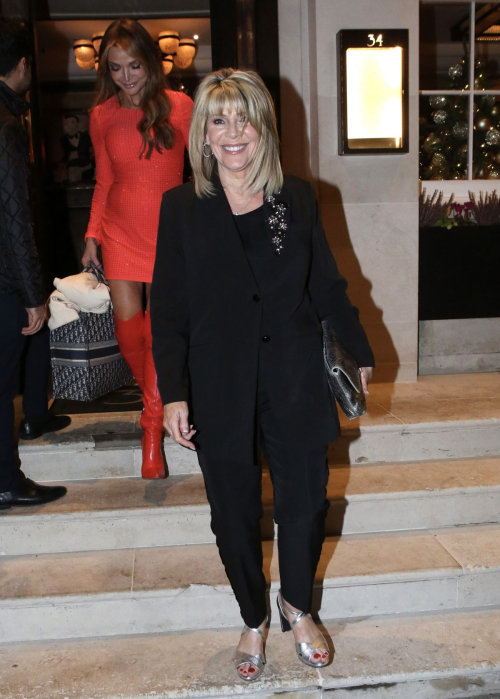 Ruth Langsford and Lizzie Cundy Leave 34 Mayfair Restaurant in London, November 2024 6