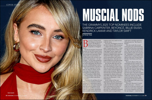 Sabrina Carpenter in Gulf Today Panorama, November 2024 3