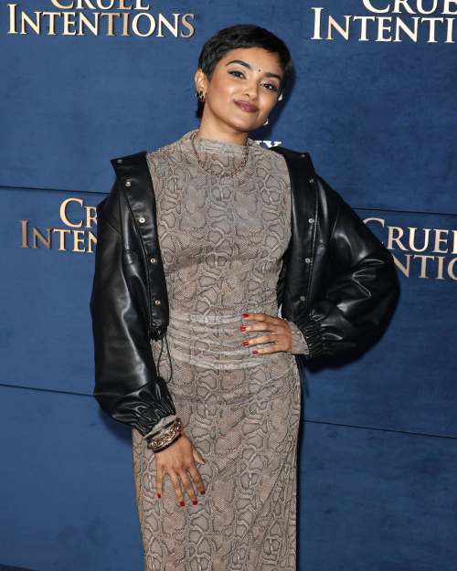 Sahana Srinivasan at Cruel Intentions Premiere in Los Angeles, November 2024