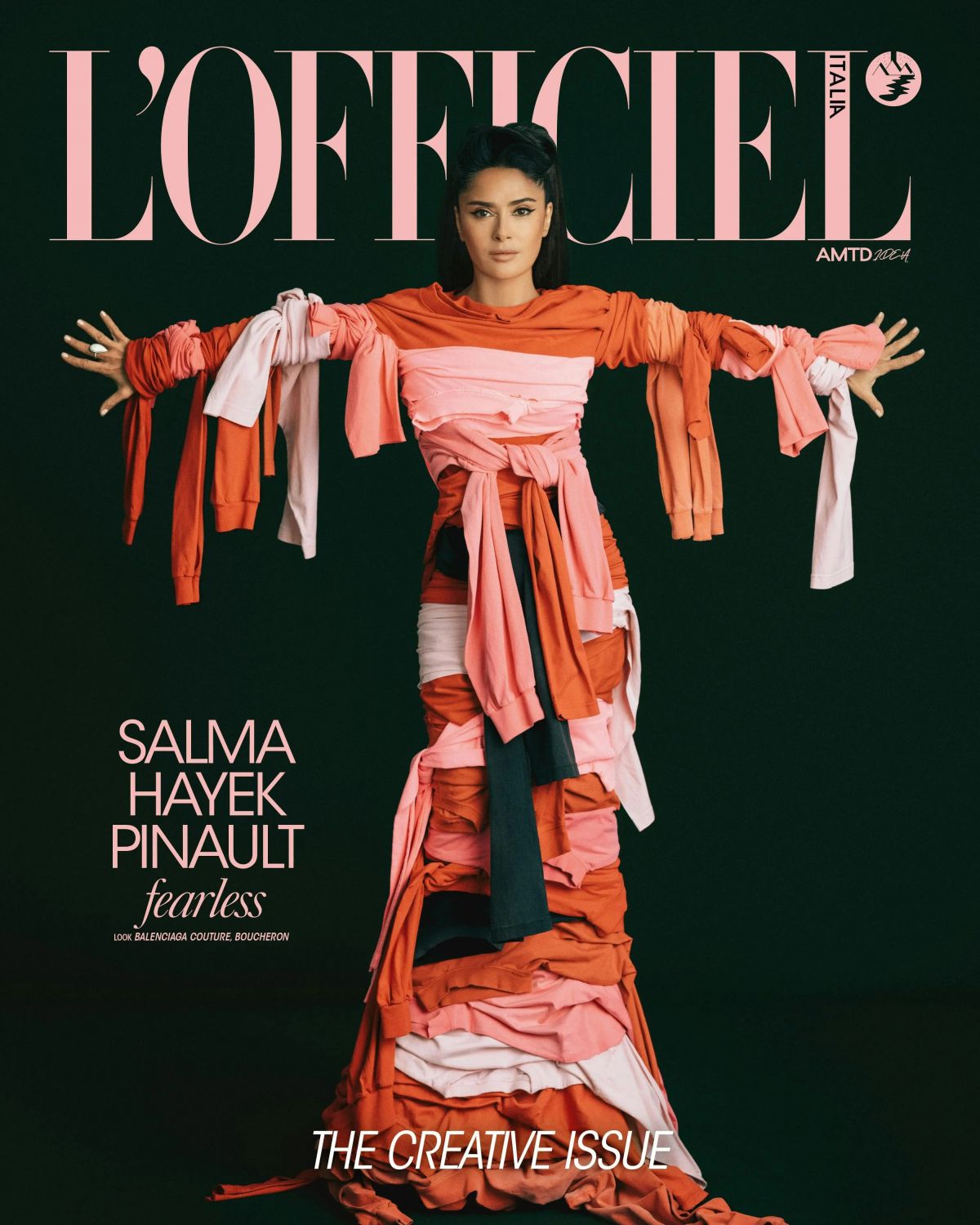 Salma Hayek for L’officiel Magazine, November 2024