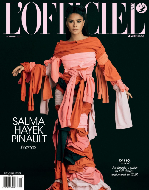 Salma Hayek in L’Officiel USA, November 2024