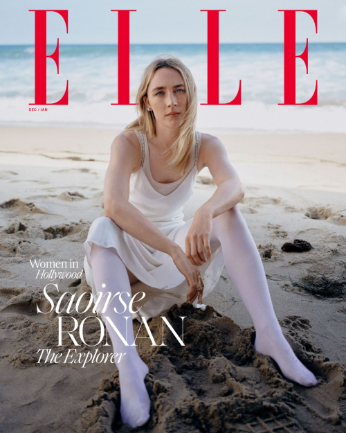 Saoirse Ronan for Elle Women in Hollywood Issue, Dec 2024/Jan 2025