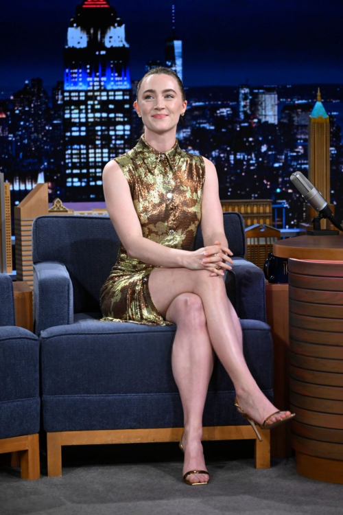 Saoirse Ronan on Tonight Show Starring Jimmy Fallon, November 2024 9