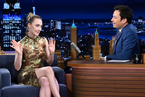 Saoirse Ronan on Tonight Show Starring Jimmy Fallon, November 2024 1