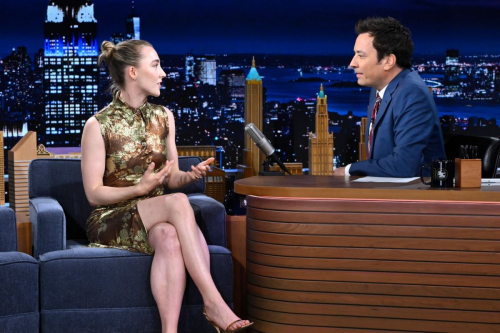 Saoirse Ronan on Tonight Show Starring Jimmy Fallon, November 2024 4