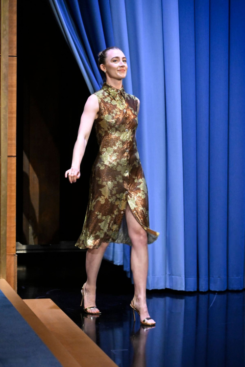 Saoirse Ronan on Tonight Show Starring Jimmy Fallon, November 2024 6