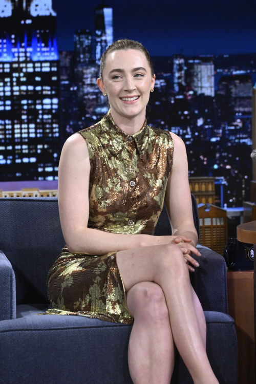 Saoirse Ronan on Tonight Show Starring Jimmy Fallon, November 2024 7