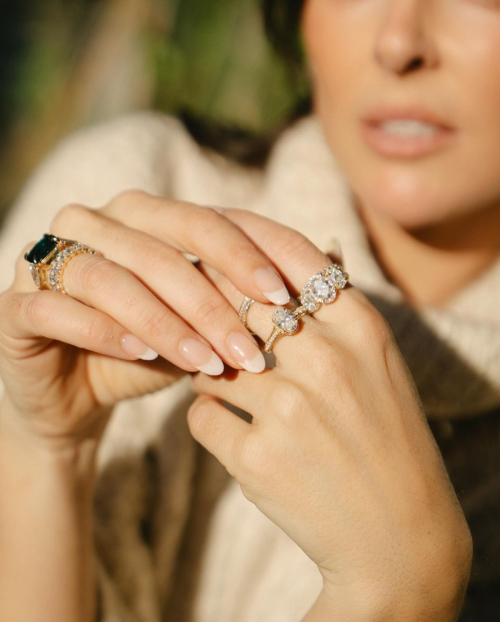 Serinda Swan for Grown Brilliance Jewelry by Arnella Chilingaryan, November 2024 3