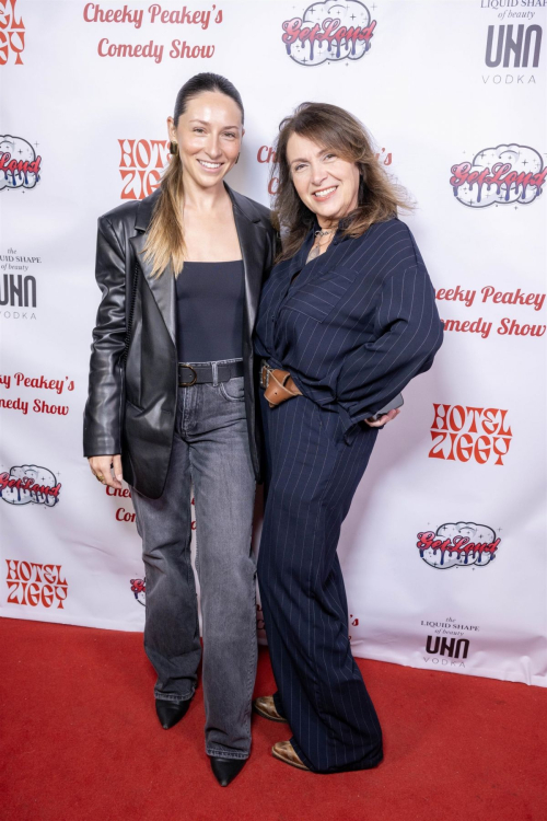 Shanesa and Nancy Dath at 2024 Veteran's Day Comedy Show, November 2024