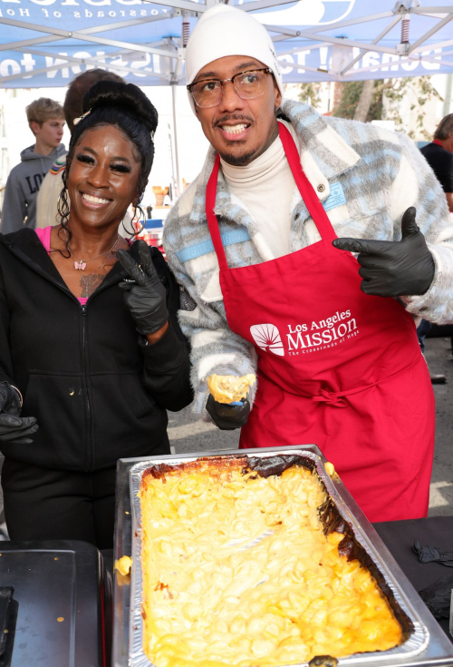 Shonee Jackson Serving Food at LA Mission, November 2024 1