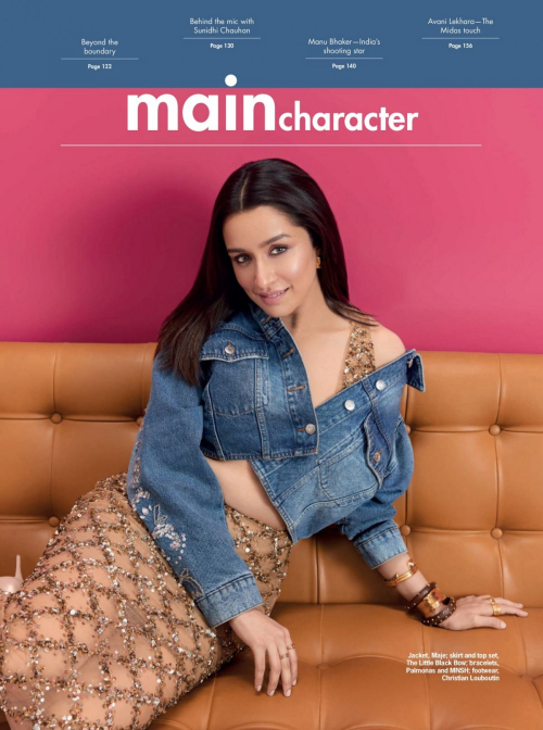 Shraddha Kapoor in Cosmopolitan India, September-October 2024 6