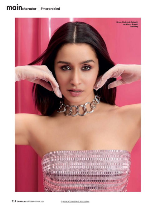 Shraddha Kapoor in Cosmopolitan India, September-October 2024 7