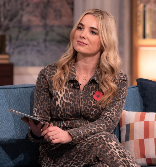 Sian Welby at This Morning TV Show in London, November 2024