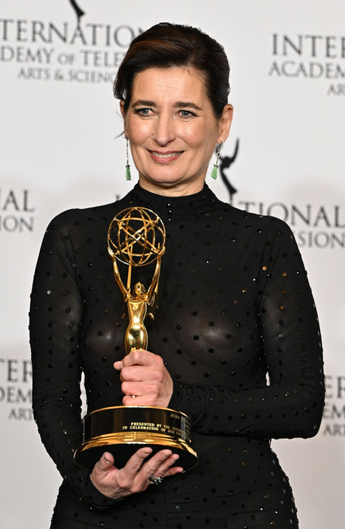 Sidonie Dumas at International Emmy Awards Hilton Times Square New York, November 2024