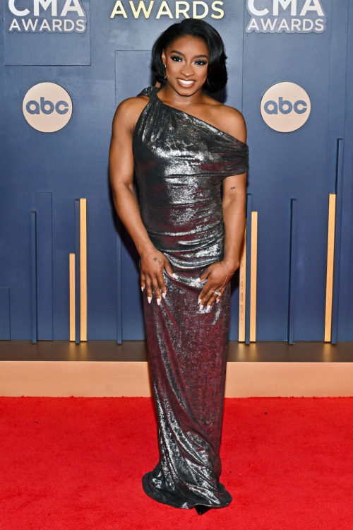 Simone Biles at 58th Annual CMA Awards in Nashville, November 2024 6