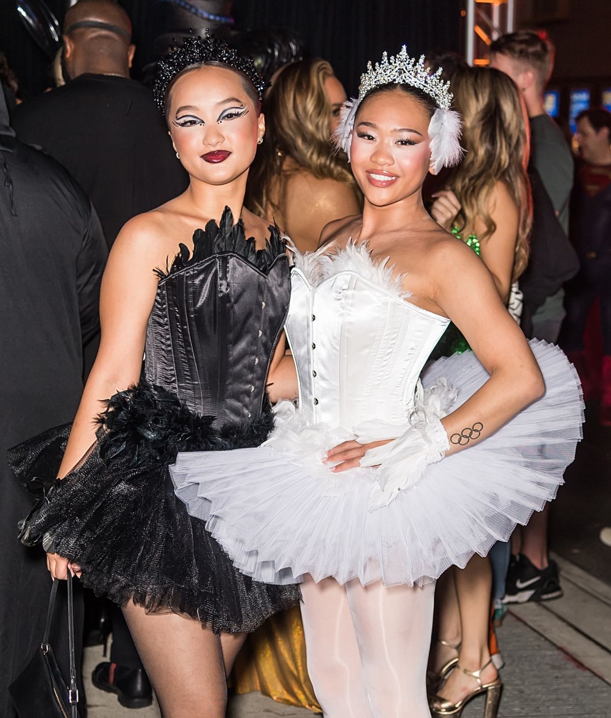 Sunisa and Sheyenne Lee Arrive at Heidi Klum’s Halloween Party, Oct 2024