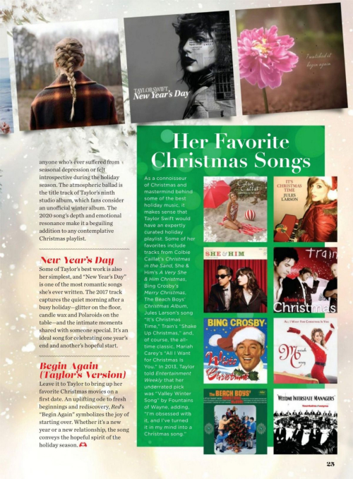 Taylor Swift in Complete Christmas Fan Guide, December 2024 60