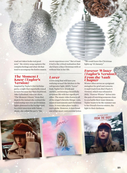 Taylor Swift in Complete Christmas Fan Guide, December 2024 62