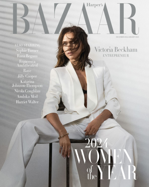 Victoria Beckham in Harper’s Bazaar UK December/January, December 2024