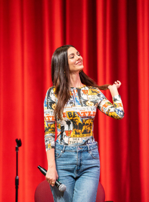 Victoria Justice at Oklahoma State Speakers Board Event in Stillwater, November 2024