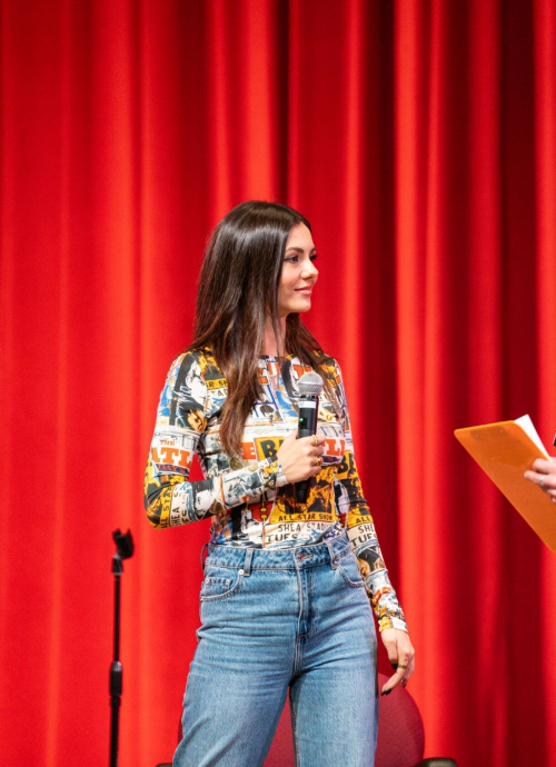 Victoria Justice at Oklahoma State Speakers Board Event in Stillwater, November 2024 1