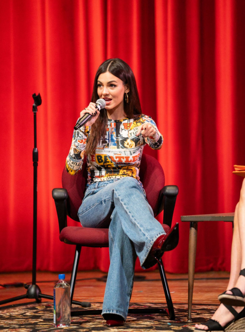 Victoria Justice at Oklahoma State Speakers Board Event in Stillwater, November 2024 3