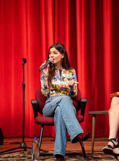 Victoria Justice at Oklahoma State Speakers Board Event in Stillwater, November 2024 4