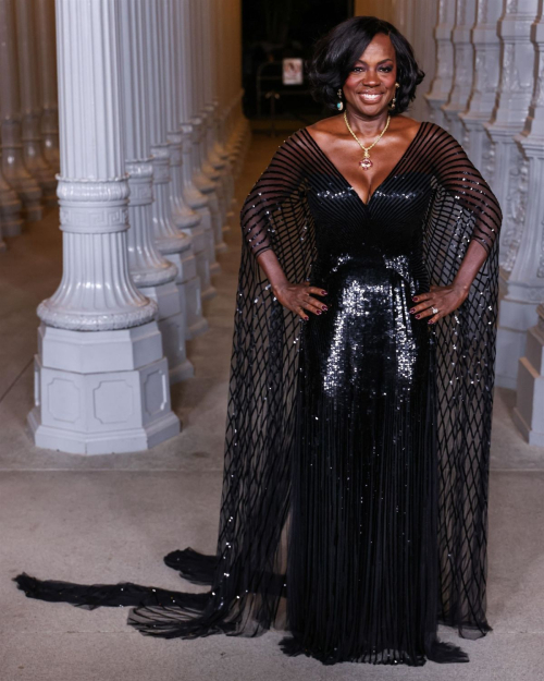 Viola Davis at LACMA Art and Film Gala by Gucci, Los Angeles November 2024