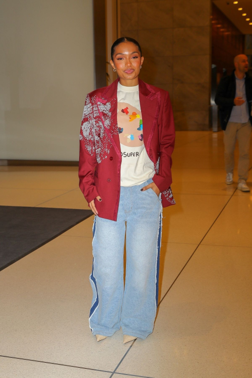 Yara Shahidi Arrives at SiriusXM Radio in New York, November 2024 1