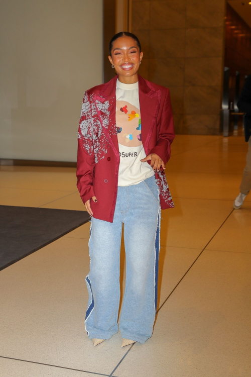 Yara Shahidi Arrives at SiriusXM Radio in New York, November 2024 6