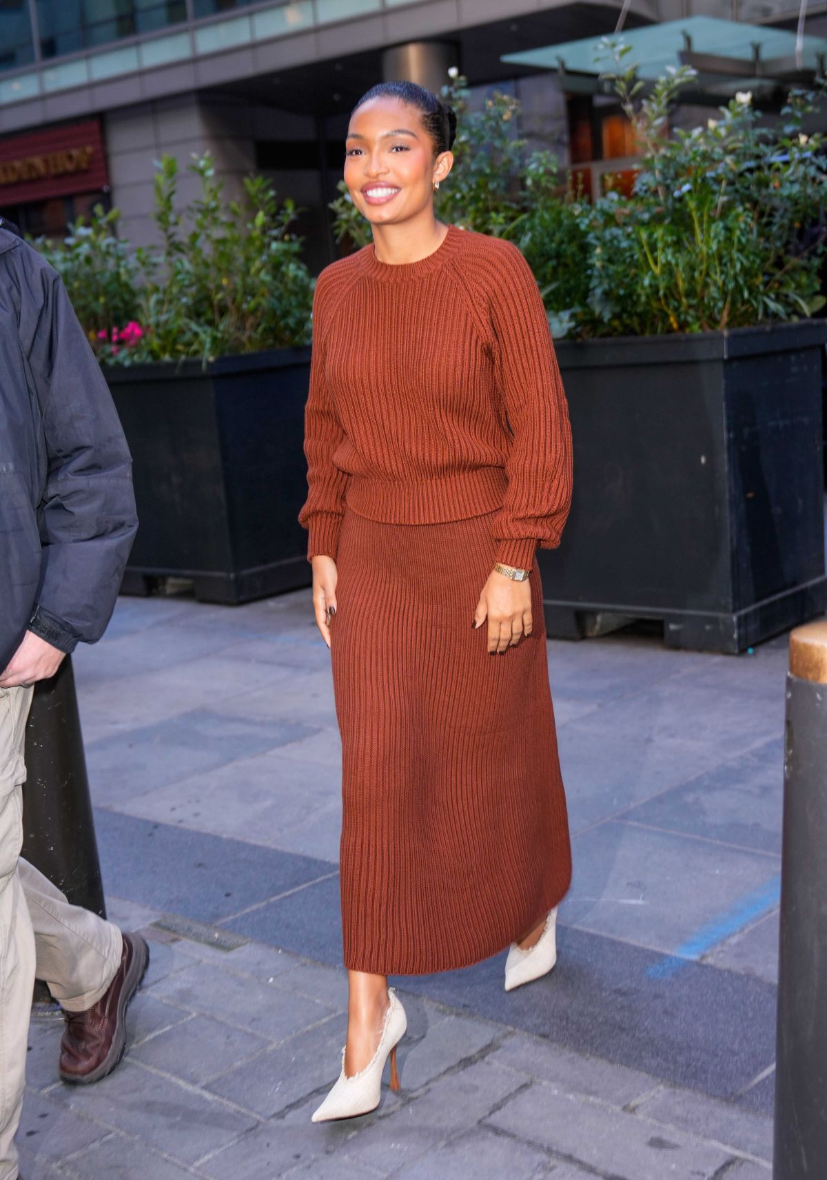 Yara Shahidi Out and About in New York City, November 2024