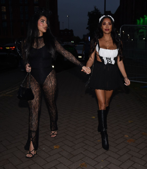 Zahida Allen Arrives at Nuage Halloween Party in Manchester, November 2024 4