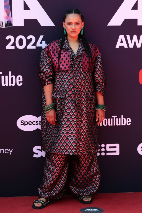 Zindzi Okenyo at ARIA Awards in Sydney, November 2024