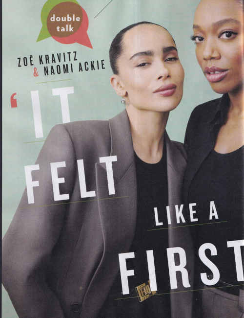 Zoe Kravitz in People Magazine, September 2024