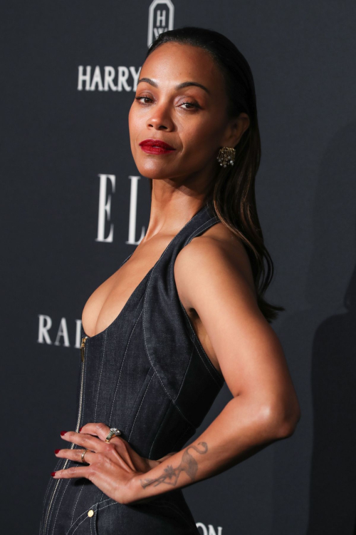 Zoe Saldana at Elle’s Women in Hollywood Gala, November 2024 1