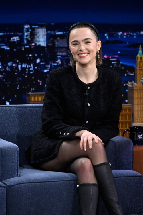 Zoey Deutch at Tonight Show Starring Jimmy Fallon in New York, November 2024 10